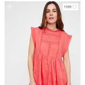 BNWT Free People Nobody Like You Pink Mini Small